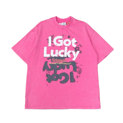 I Got Lucky Shirt Pink