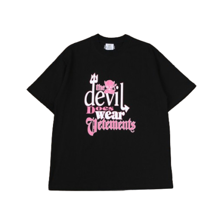 Vetements Devil Doesn’t Wear Shirt Black