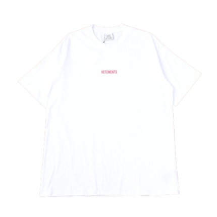 Vetements Exposed Label T-Shirt White